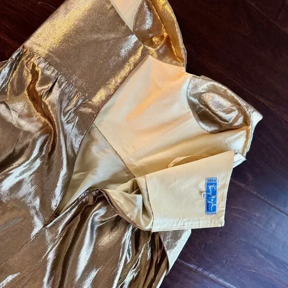Vintage Thierry Mugler Gold Lurex Dress - threedaughtersproperties.com Vintage Thierry Mugler Gold Lurex Dress - threedaughtersproperties.com